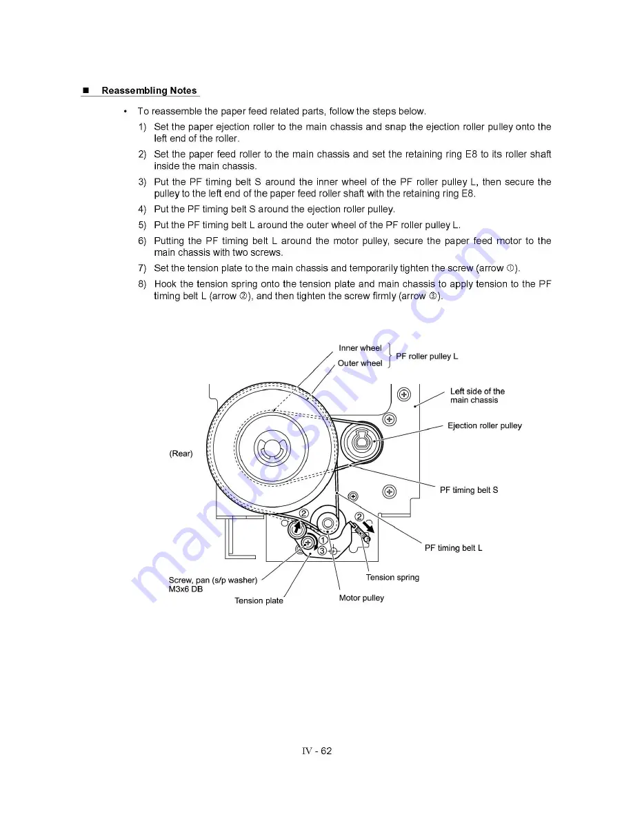 Brother MFC830 Service Manual Download Page 93