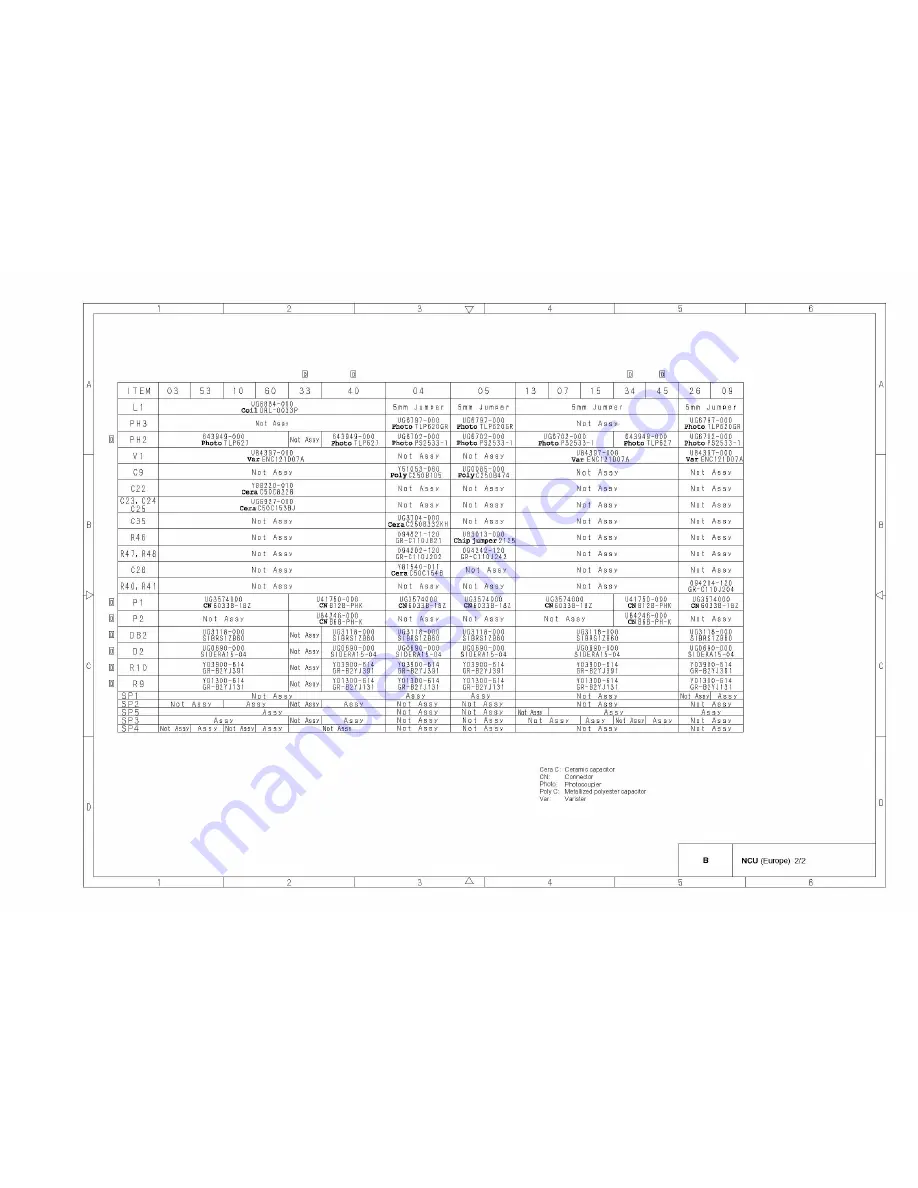 Brother MFC830 Service Manual Download Page 204