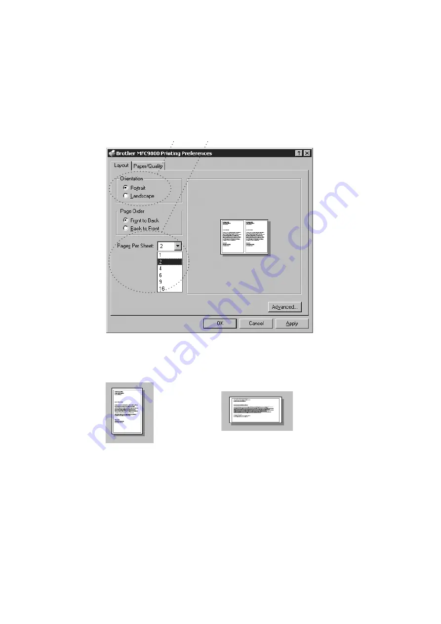 Brother MFC9800 - MFC 9800 B/W Laser Owner'S Manual Download Page 126