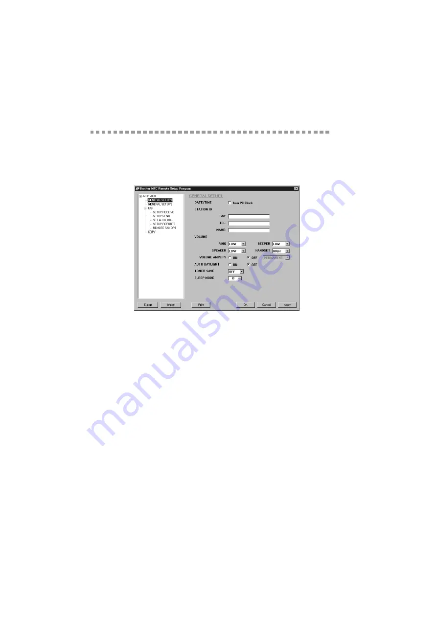 Brother MFC9800 - MFC 9800 B/W Laser Owner'S Manual Download Page 154