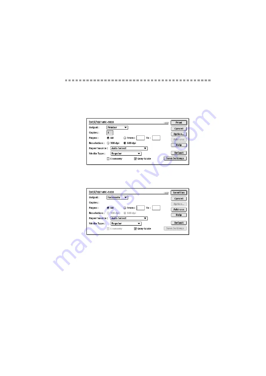 Brother MFC9800 - MFC 9800 B/W Laser Owner'S Manual Download Page 173