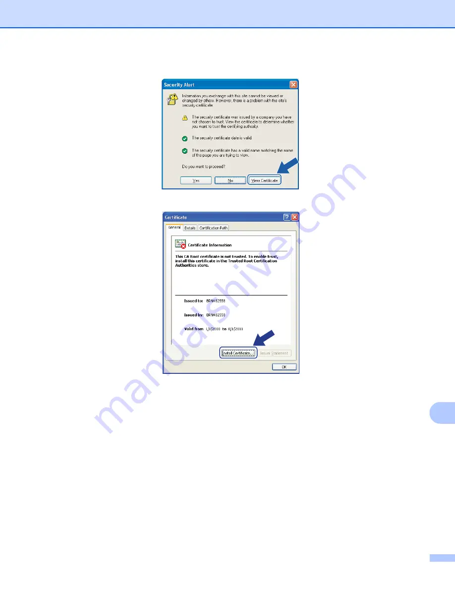 Brother Multi-protocol On-board Ethernet Multi-function Print Server Network User'S Manual Download Page 192