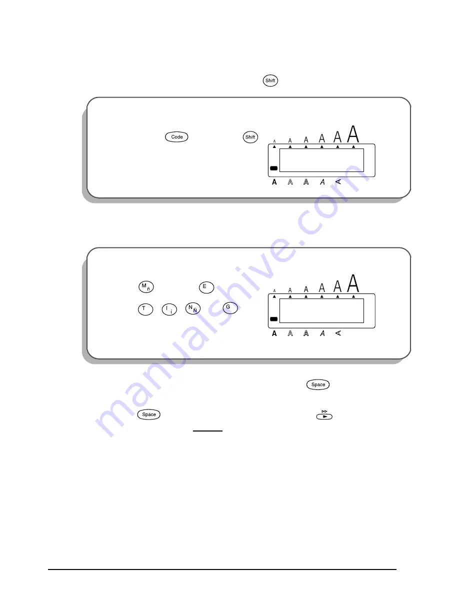 Brother P-touch 2200 Скачать руководство пользователя страница 17