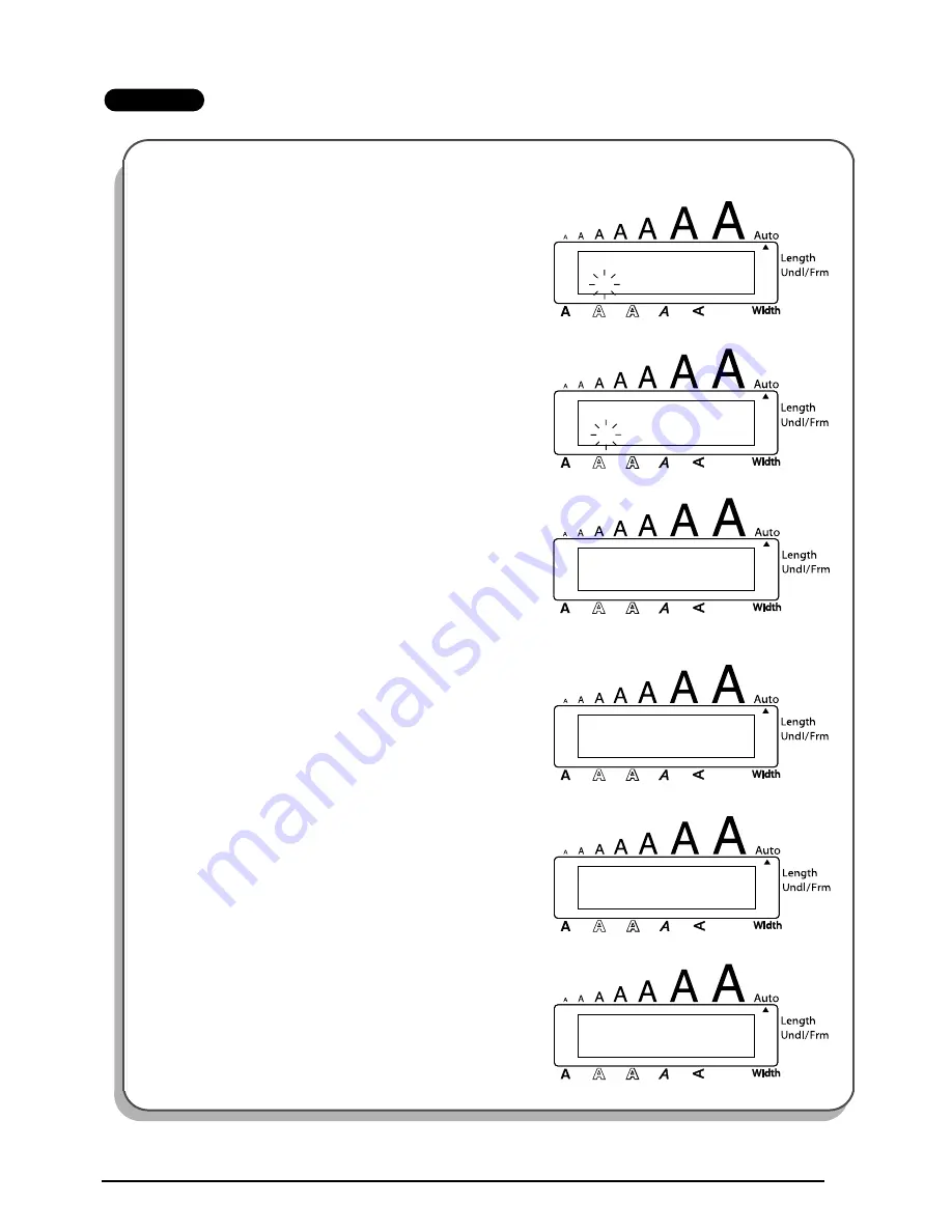 Brother P-Touch 2300 User Manual Download Page 67