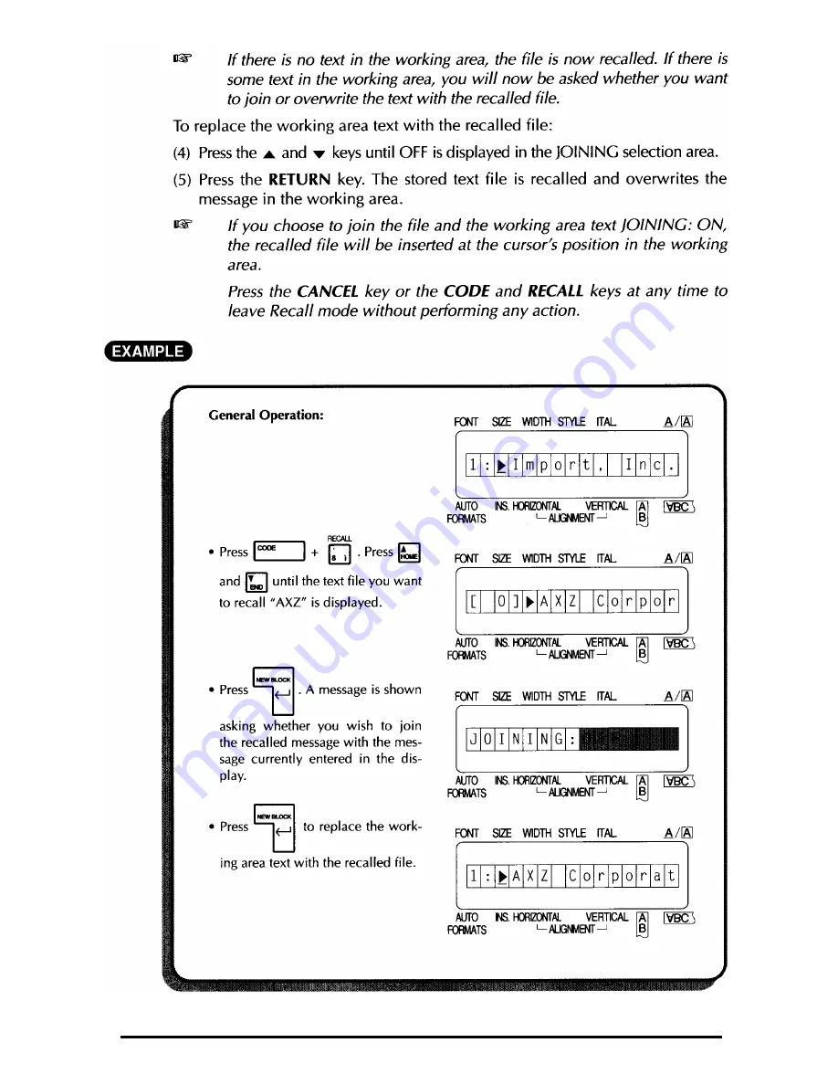 Brother P-Touch 520 User Manual Download Page 93