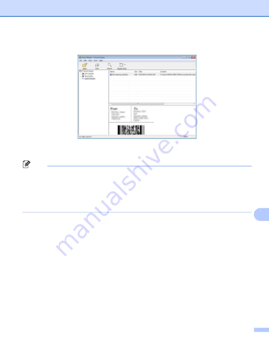 Brother p-touch D800W User Manual Download Page 161