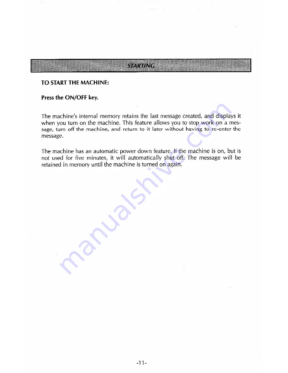 Brother P-touch Extra PT-320 User Manual Download Page 13