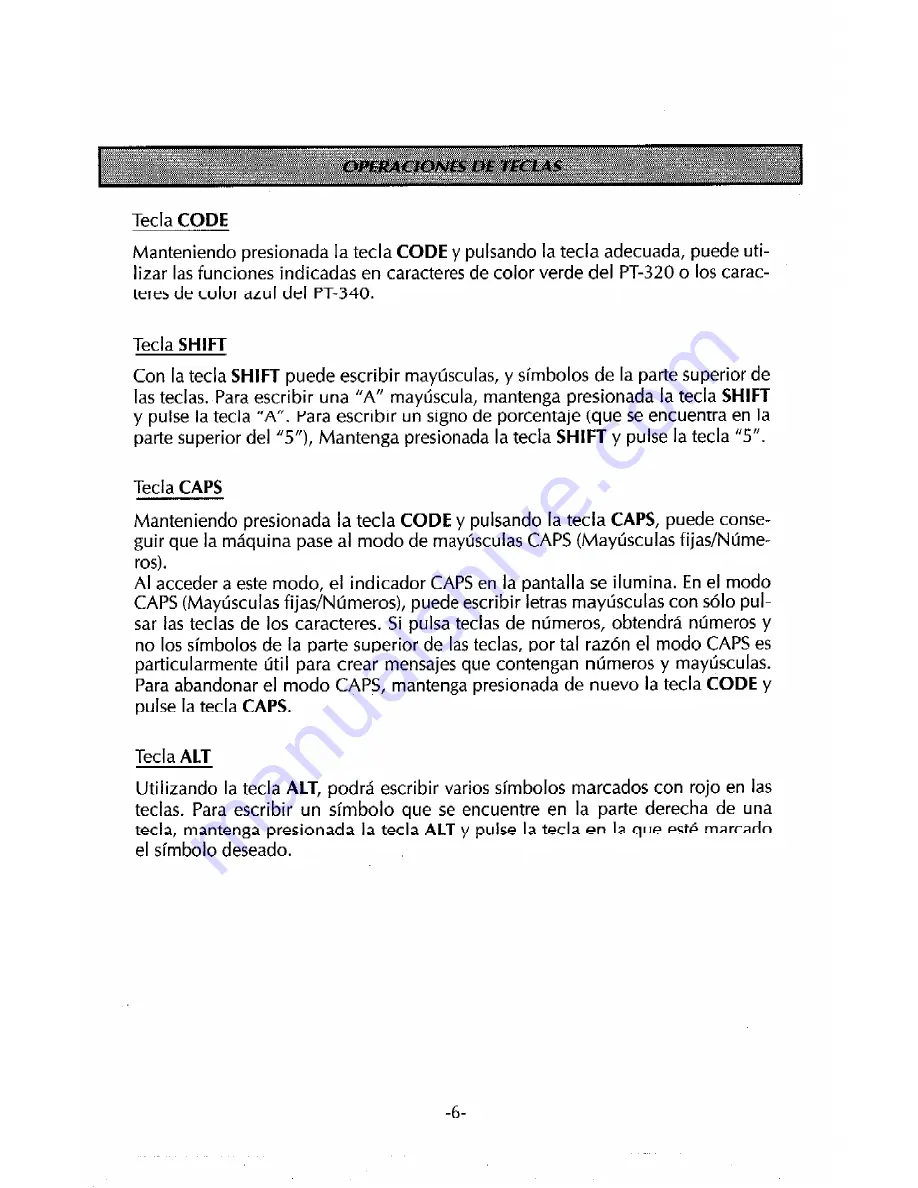 Brother P-touch Extra PT-320 User Manual Download Page 78