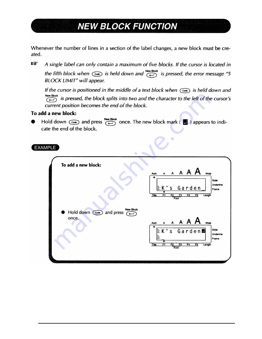 Brother P-touch Extra PT-330 Скачать руководство пользователя страница 41