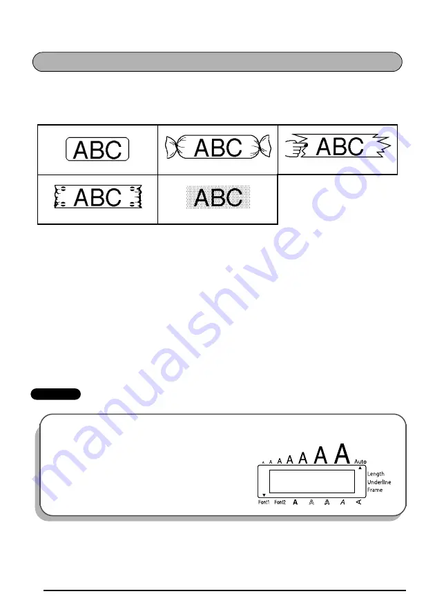 Brother P-touch PT-1170 User Manual Download Page 40