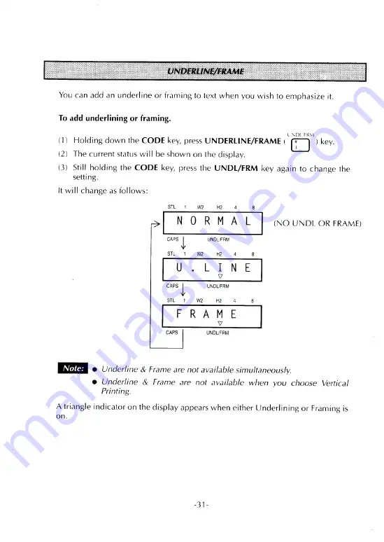 Brother P-Touch PT-12 User Manual Download Page 34