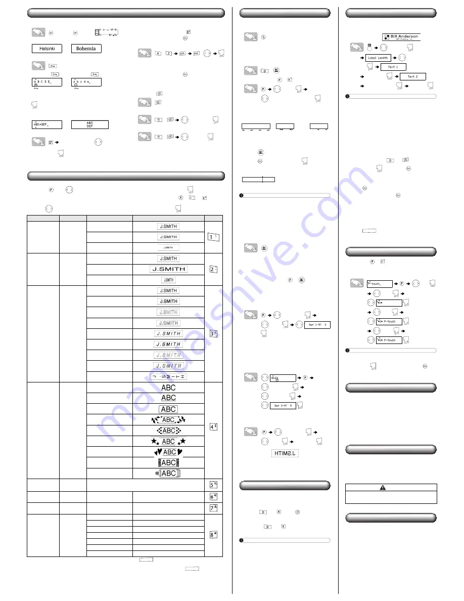 Brother P-touch PT-1290 User Manual Download Page 2