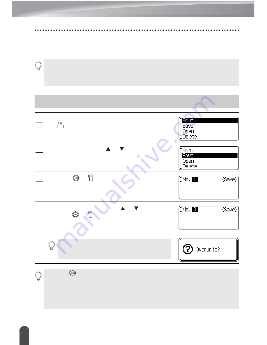 Brother P-TOUCH PT-2100 User Manual Download Page 62