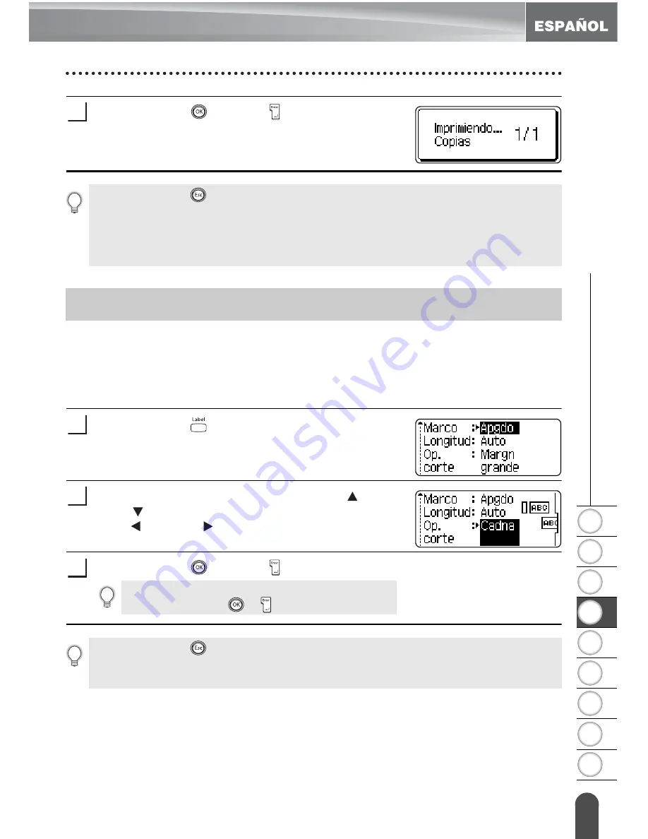 Brother P-TOUCH PT-2100 User Manual Download Page 139