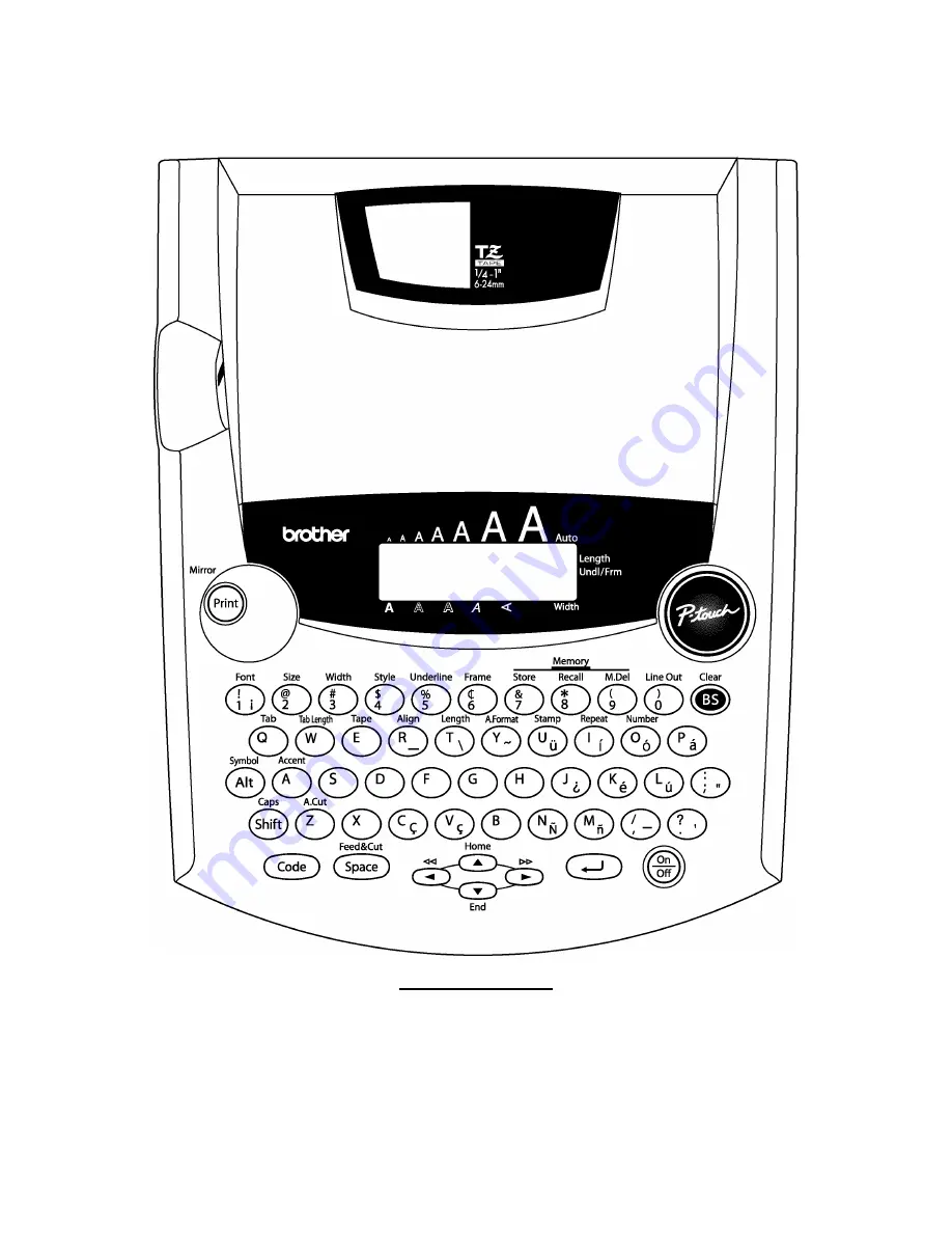 Brother P-touch PT-2310 Скачать руководство пользователя страница 9