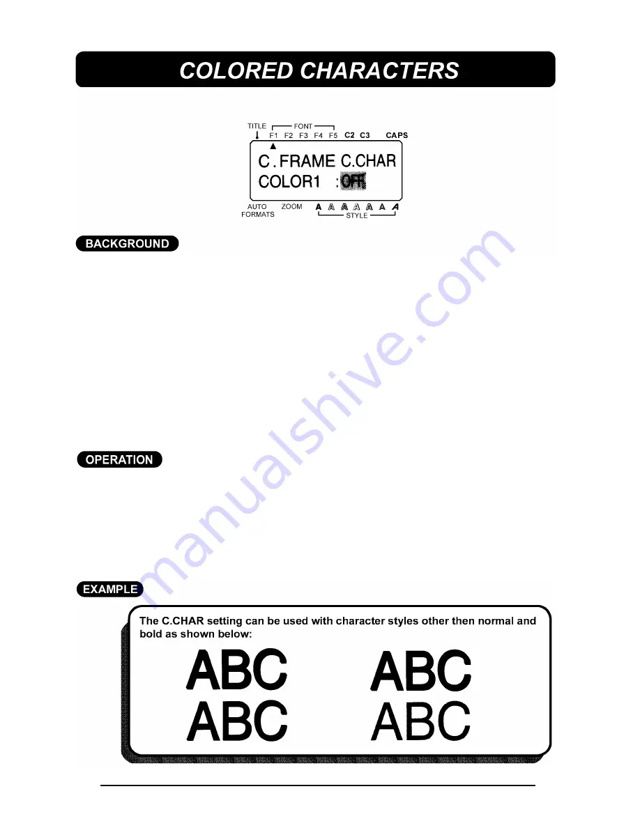 Brother P-touch PT-580C Скачать руководство пользователя страница 107