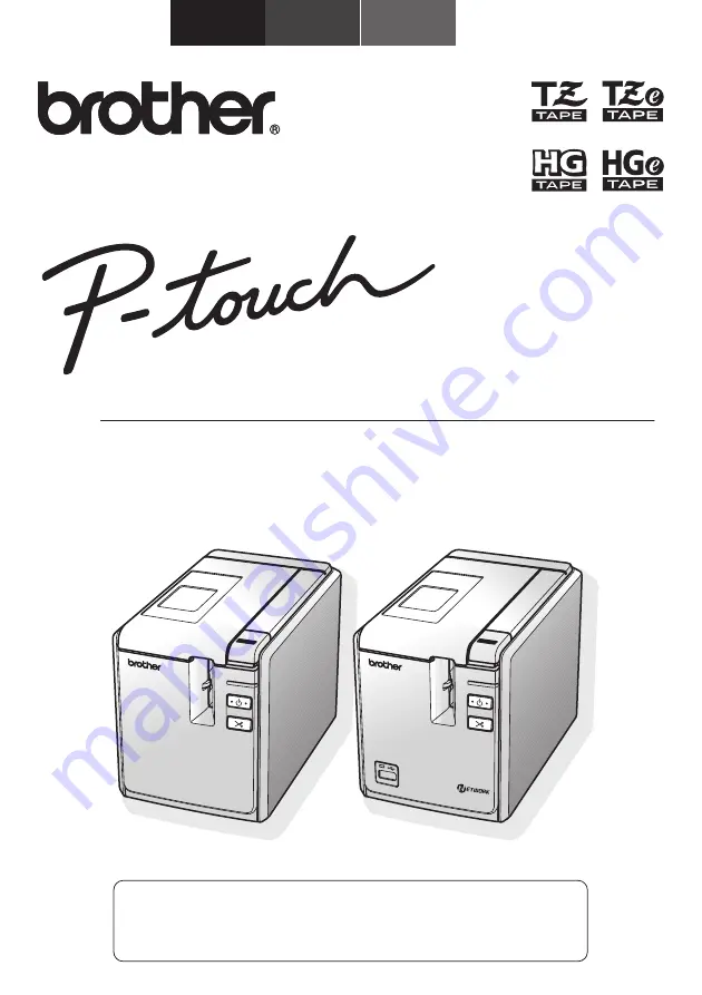 Brother P-touch PT- 97OOPC User Manual Download Page 110