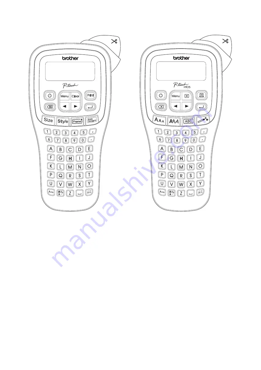 Brother P-Touch PT-H100 Service Manual Download Page 7