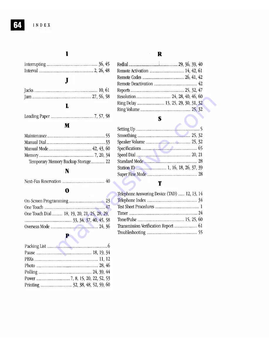 Brother Personal FAX-170 Скачать руководство пользователя страница 70