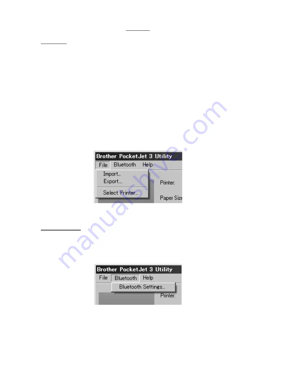 Brother PJ-522 - PocketJet3 B/W Direct Thermal Printer User Manual Download Page 22