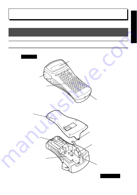 Brother PT 1400 - P-Touch 1400 Two-color Thermal Transfer Printer Скачать руководство пользователя страница 9