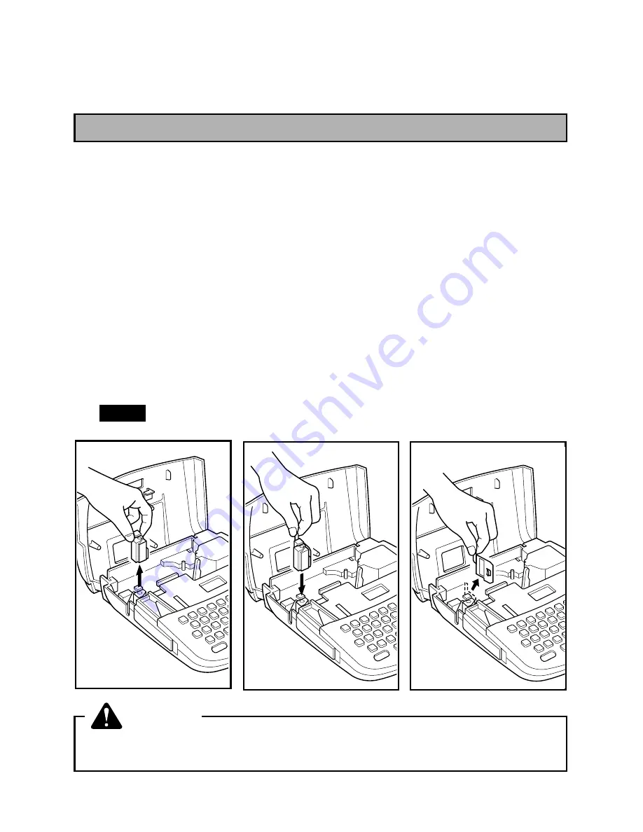 Brother PT 300 - P-TOUCH LABELING SYSTEM User Manual Download Page 10