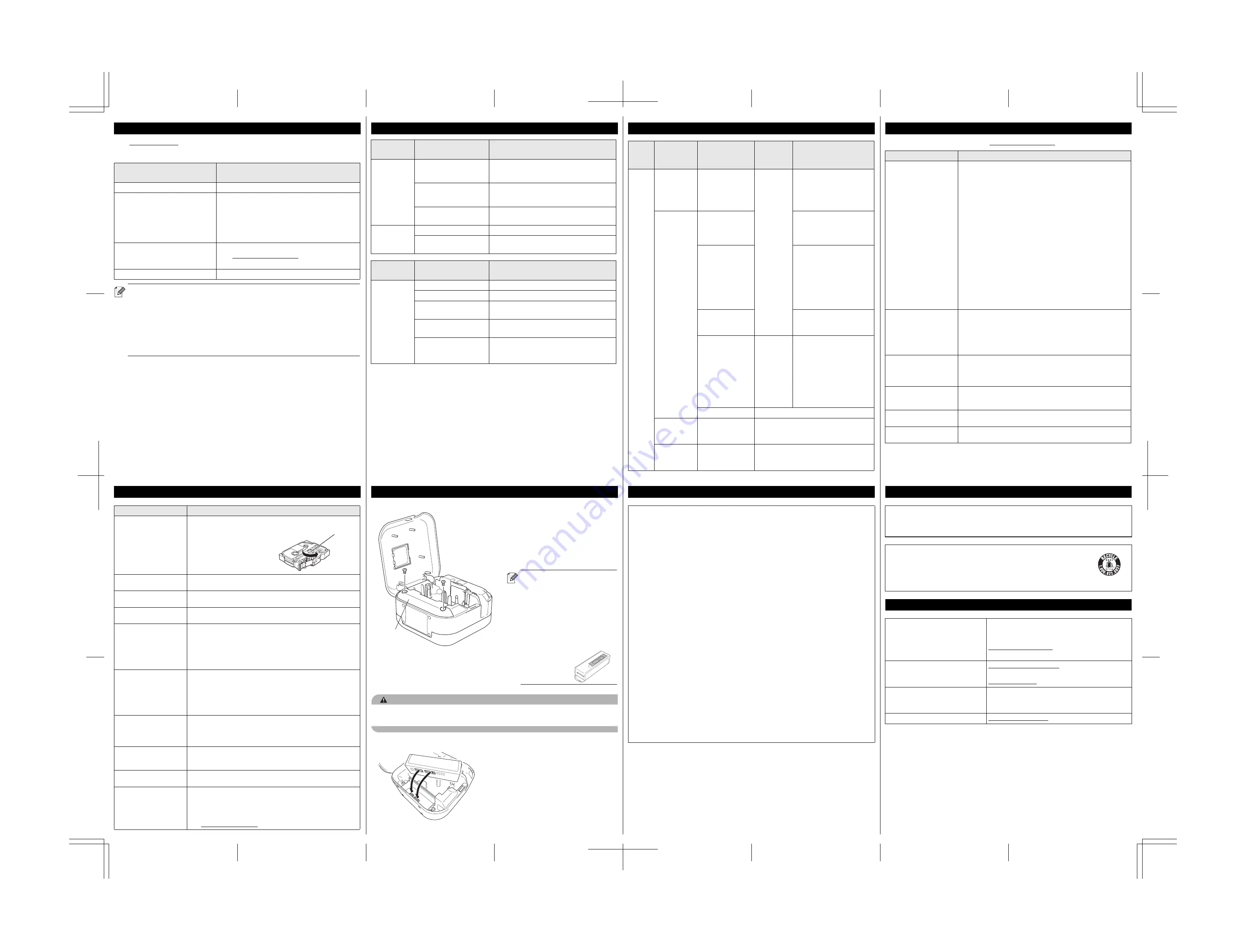 Brother PT-P710BT Quick Setup Manual Download Page 10