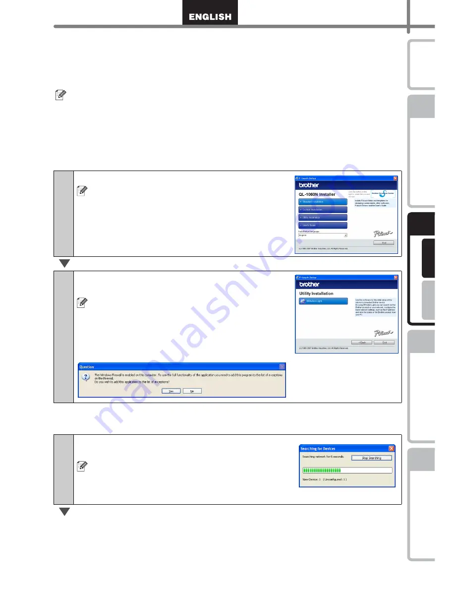 Brother QL-1060N Setup & Operation Manual Download Page 17