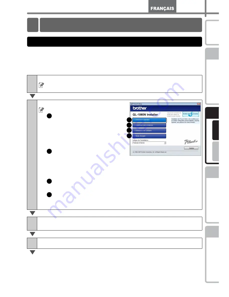 Brother QL-1060N Setup & Operation Manual Download Page 73