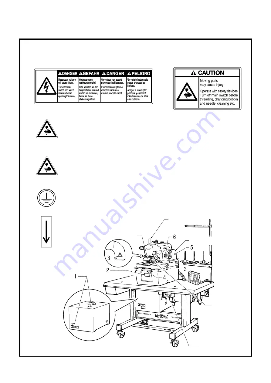 Brother RH-981A Service Manual Download Page 5