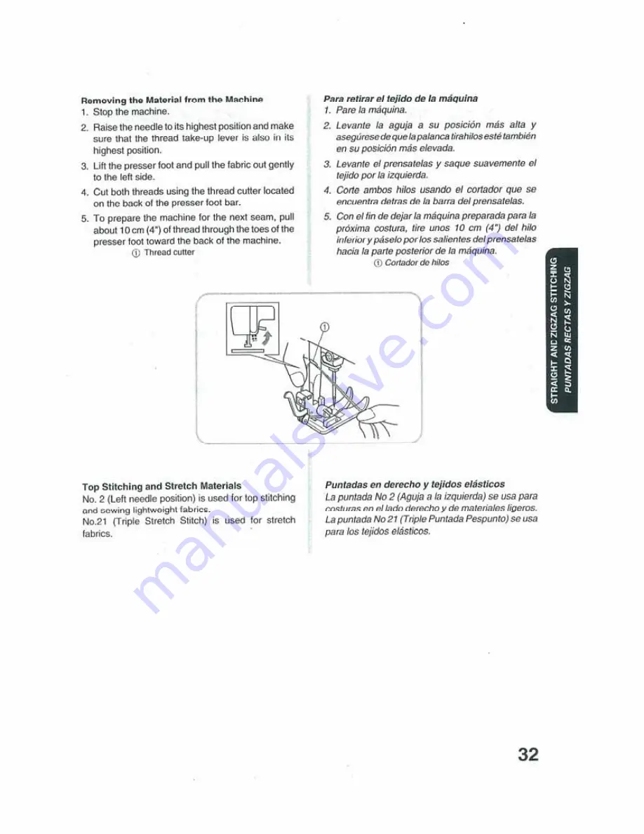 Brother XL-3025 Operation Manual Download Page 37