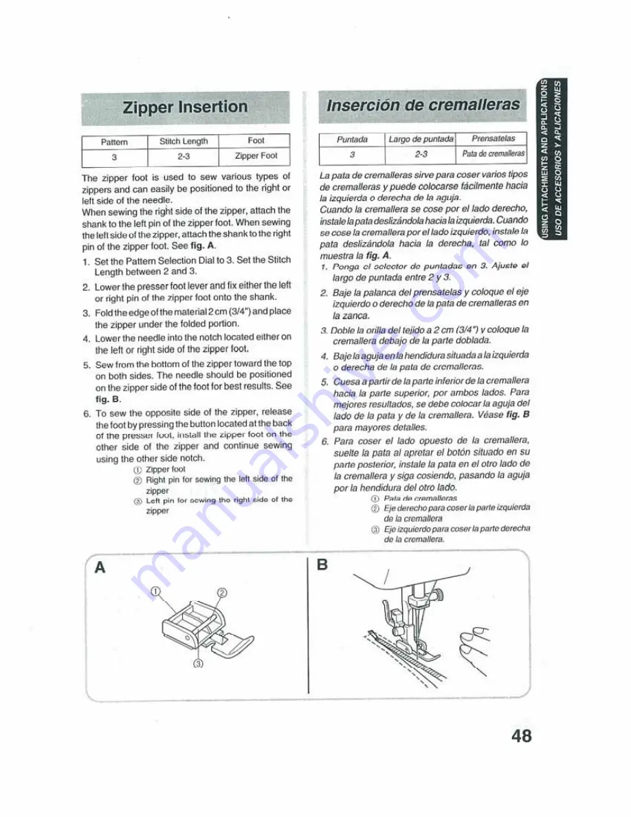 Brother XL-3025 Operation Manual Download Page 53