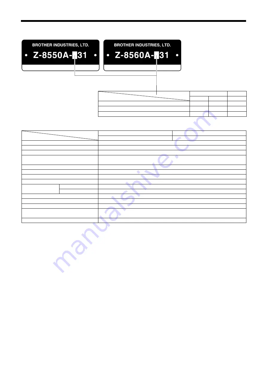 Brother Z-8550A Скачать руководство пользователя страница 10