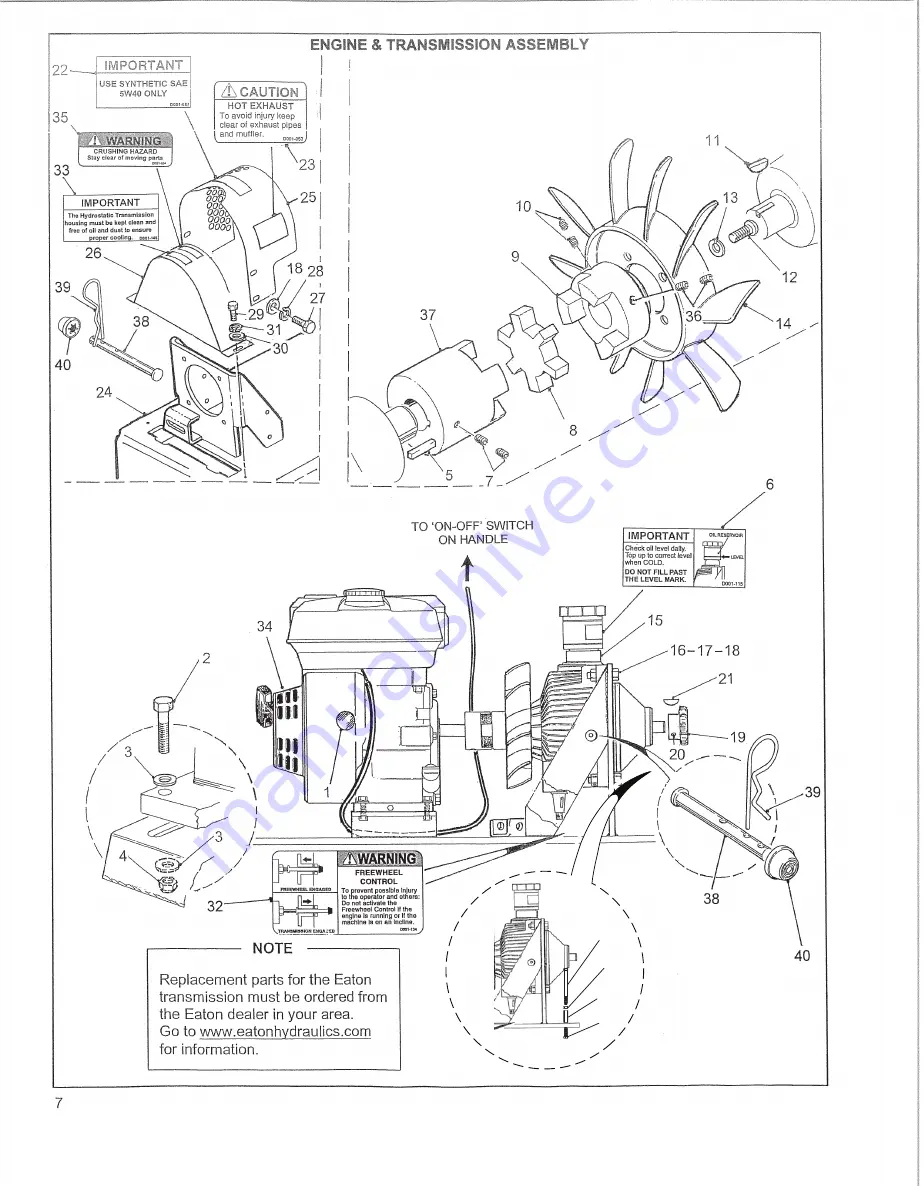 Brouwer BTR 30 Operator'S Manual & Parts List Download Page 24