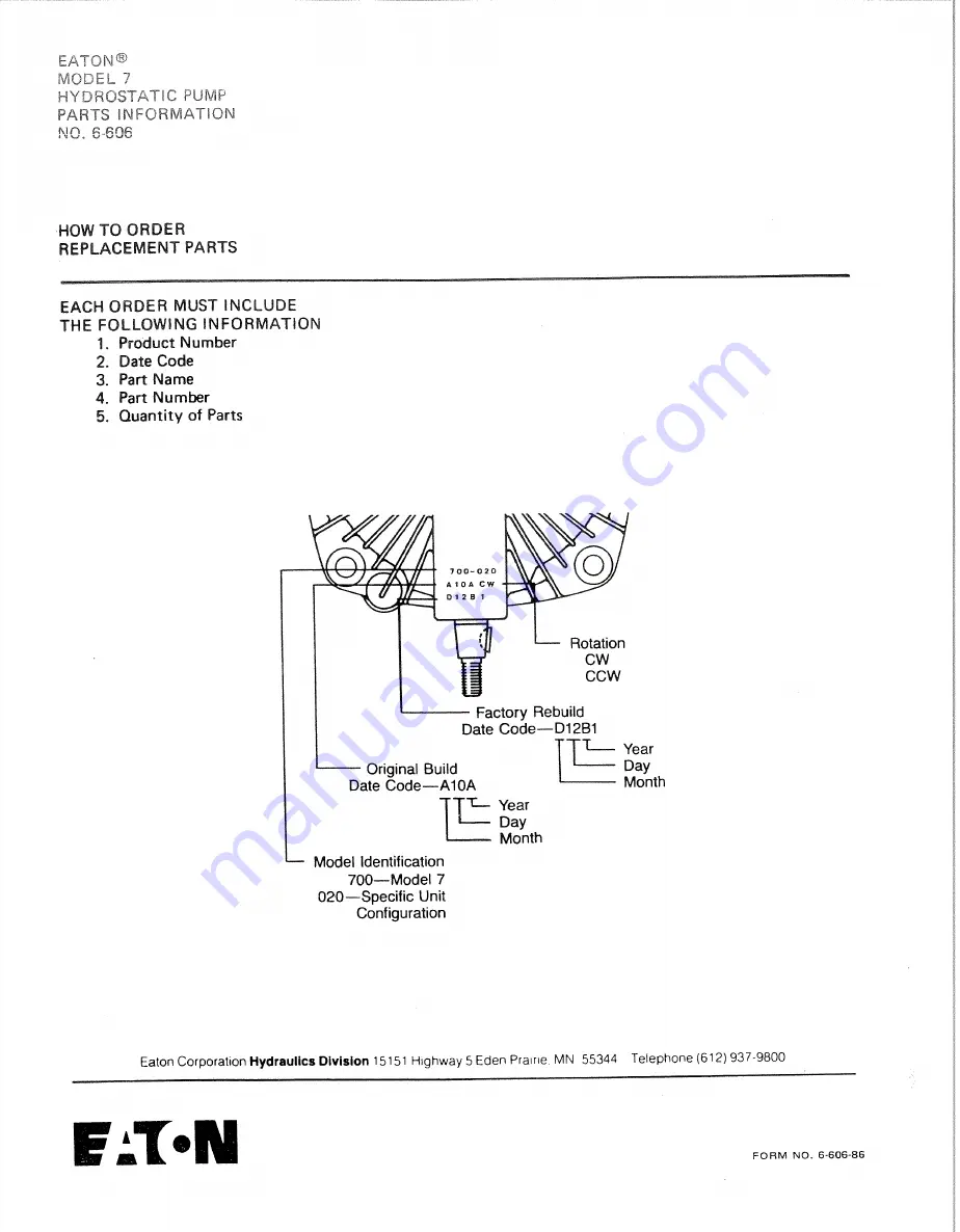 Brouwer BTR 30 Operator'S Manual & Parts List Download Page 34