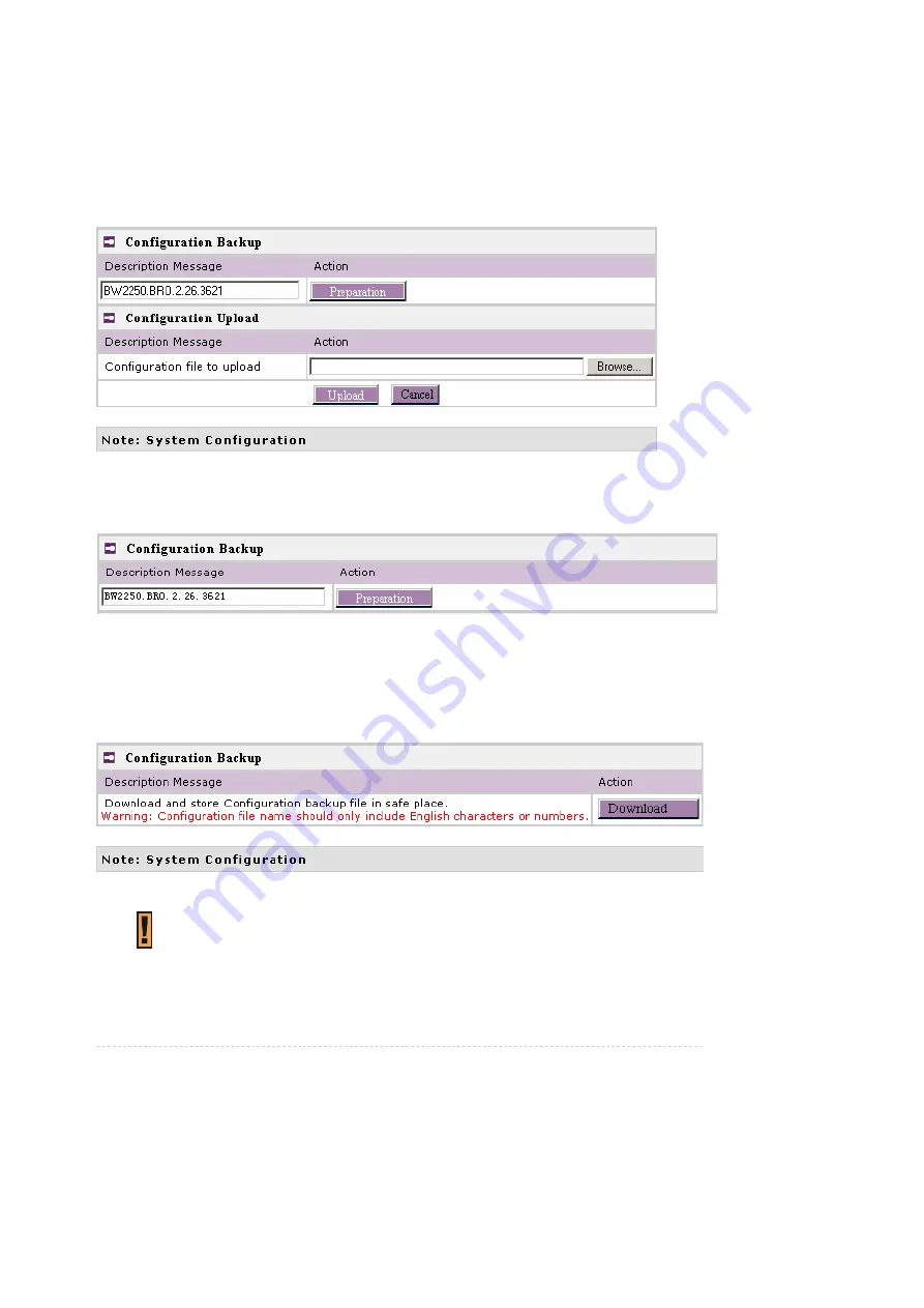 Browan BW2250 User Manual Download Page 64