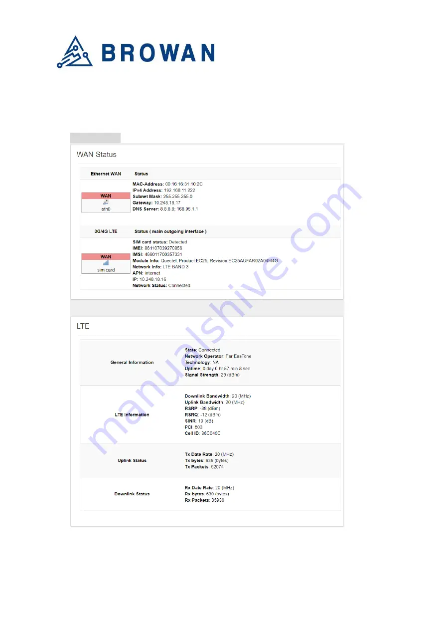 Browan Pico Next User Manual Download Page 28