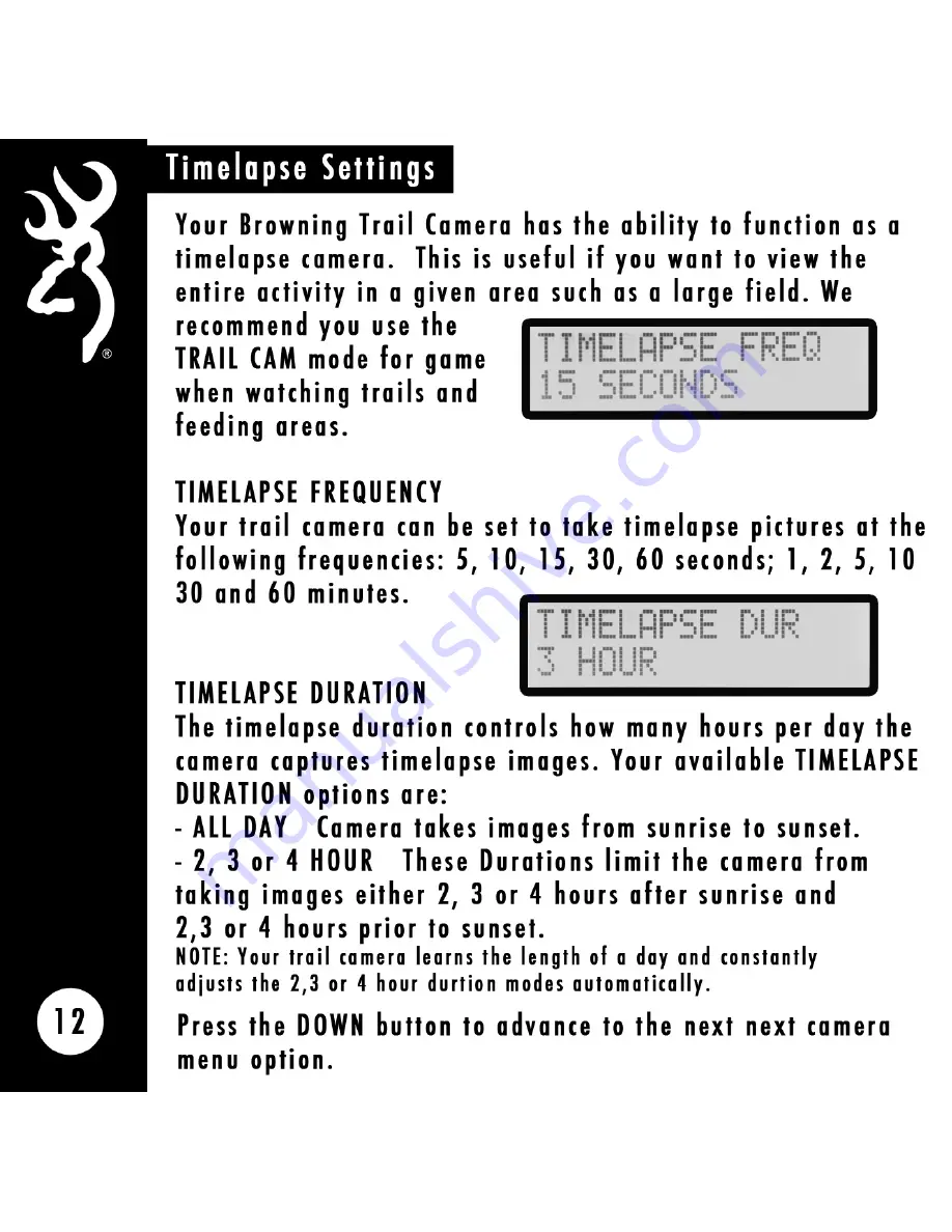 Browning BTC-1 Instruction Manual Download Page 16