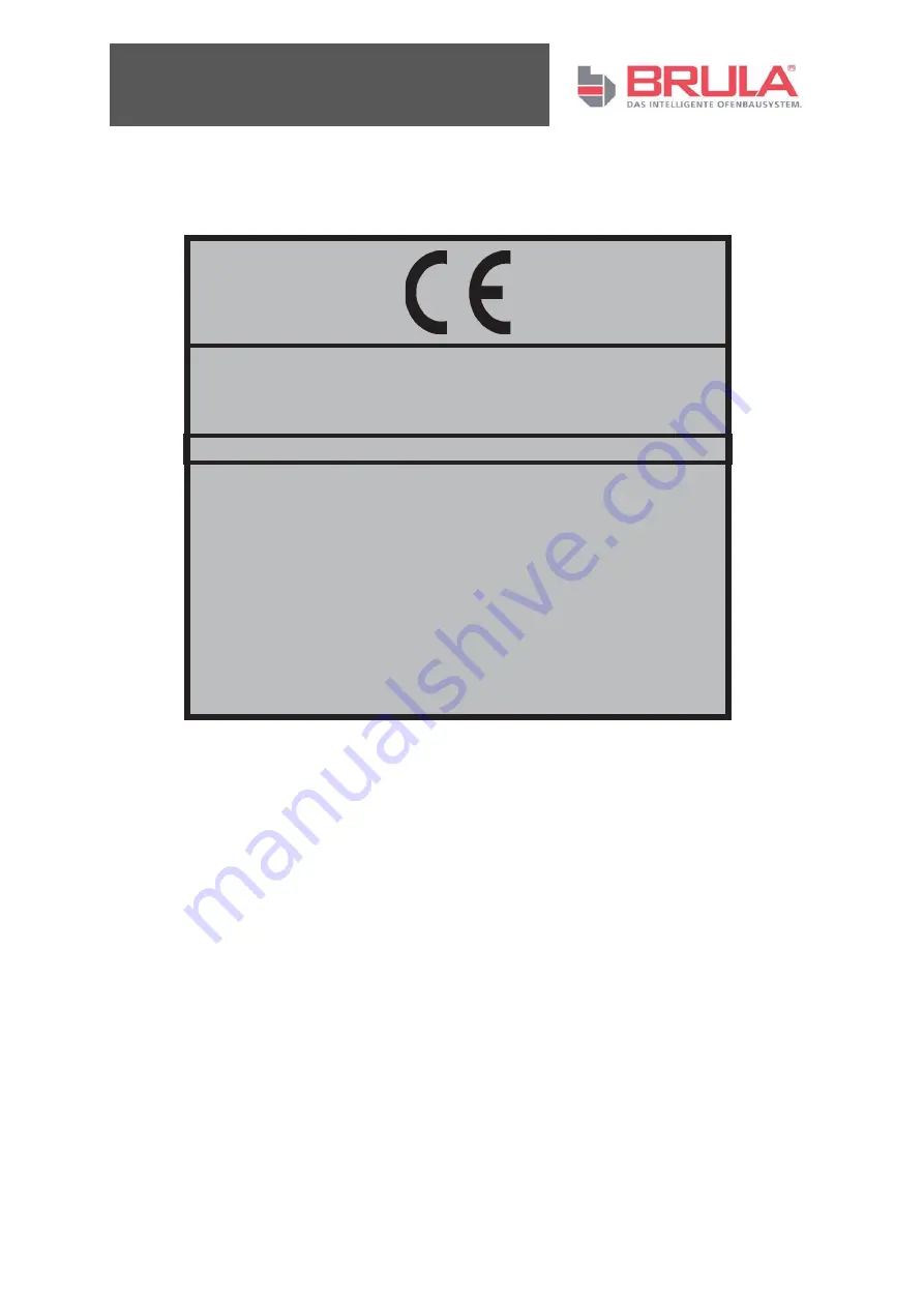 BRULA B Assembly And Operating Instructions Manual Download Page 16