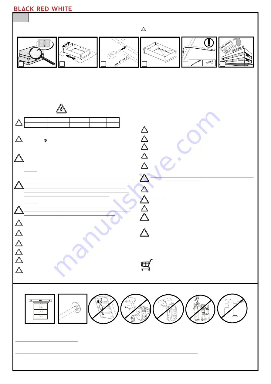 BRW STYLIUS B136-REG1W1D Assembly Instructions Manual Download Page 2