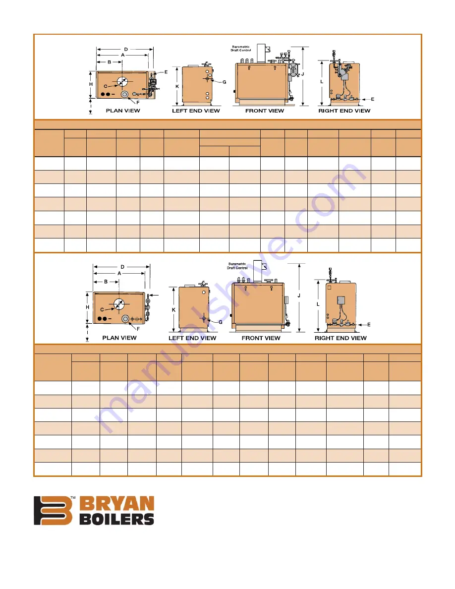 Bryan Boilers Knockdown K-350 Specification Download Page 4