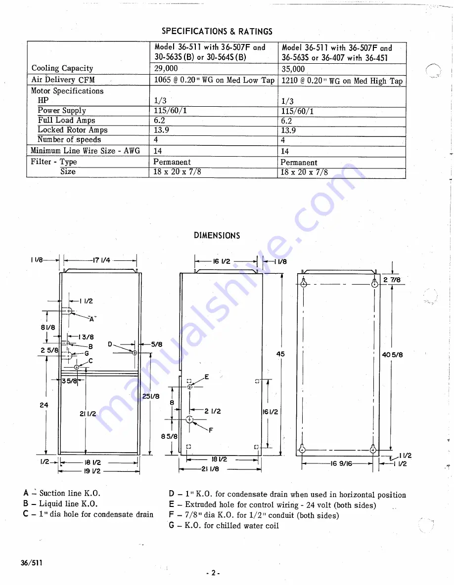 Bryant 36-511 Installation Instructions Manual Download Page 2