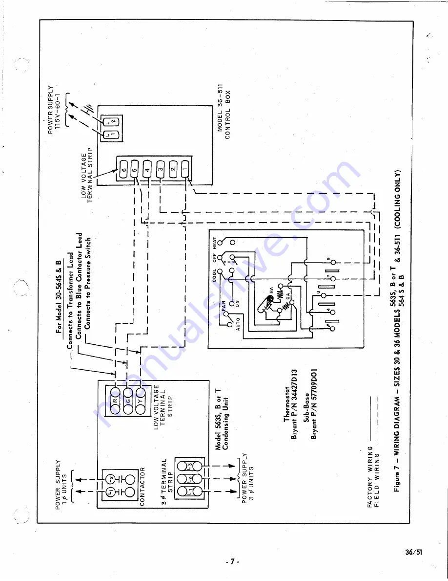 Bryant 36-511 Installation Instructions Manual Download Page 7