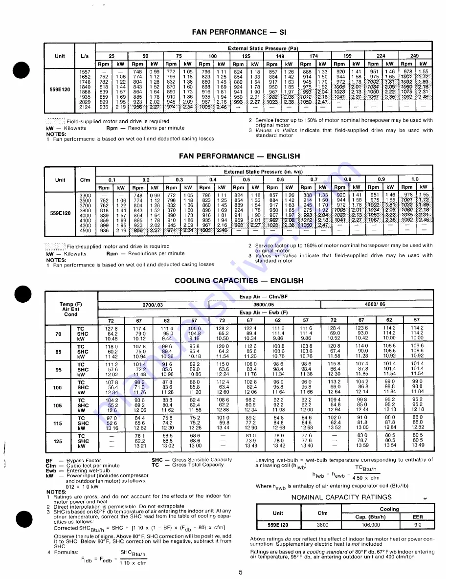 Bryant 559E Specifications Download Page 5