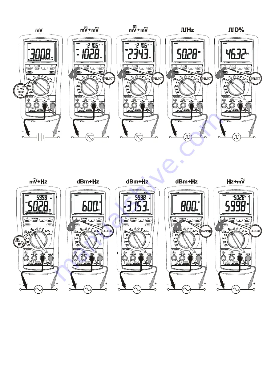 Brymen BM521 User Manual Download Page 9