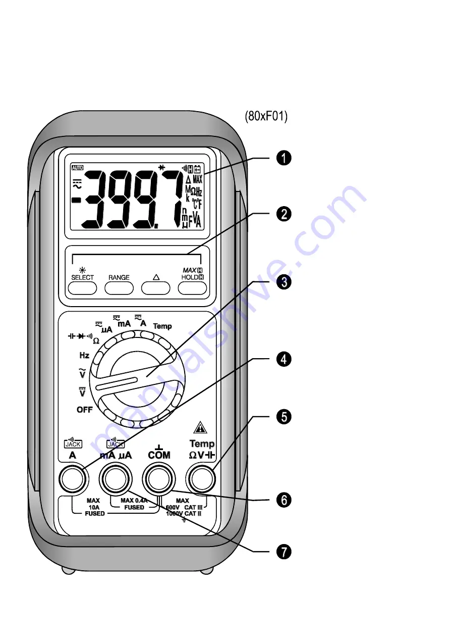 Brymen BM805s User Manual Download Page 4