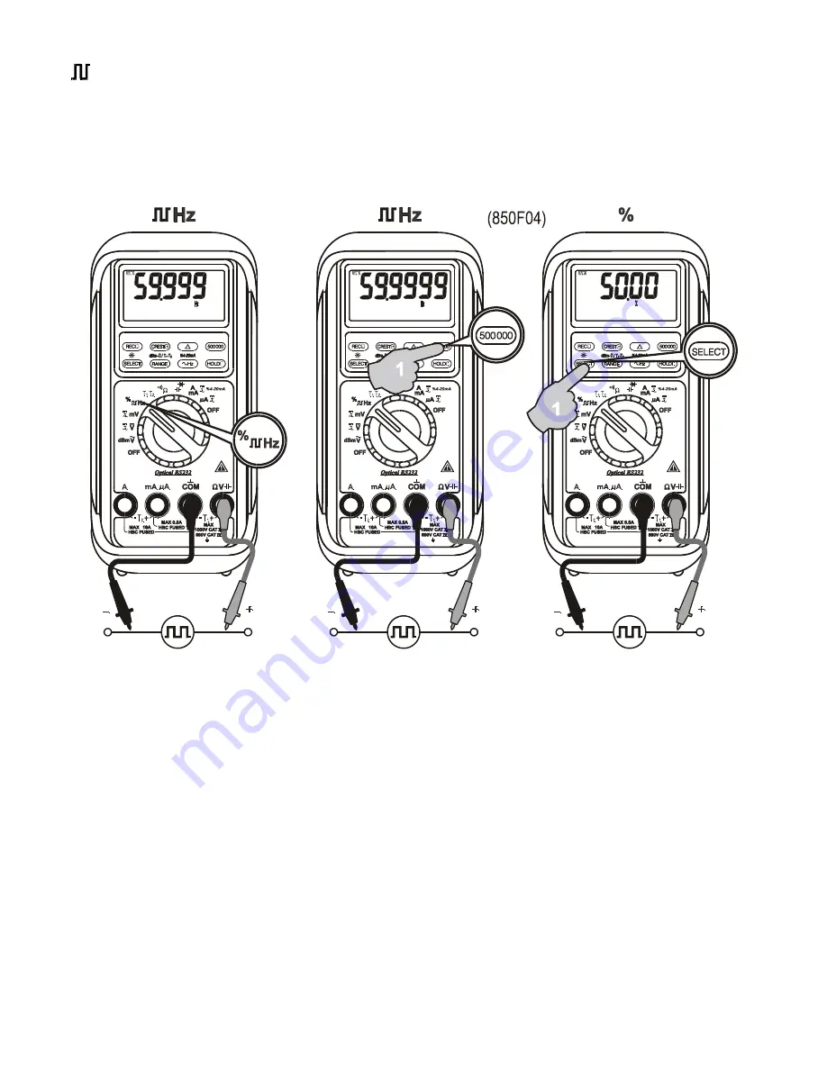 Brymen BM857 User Manual Download Page 9