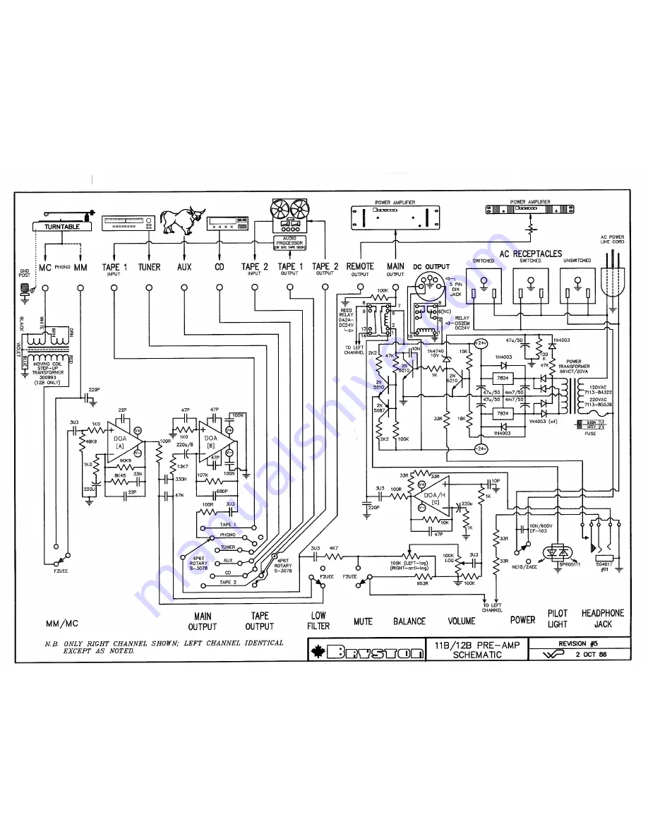 Bryston 11B Instruction Manual Download Page 4