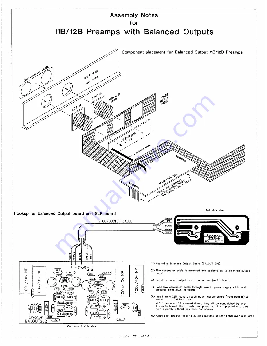 Bryston 11B Скачать руководство пользователя страница 6