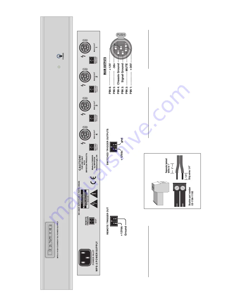 Bryston MPS-2 Owner'S Manual Download Page 4